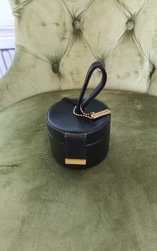 Black genuine leather small - black,