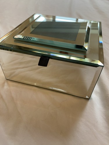 Silver mirrored glass - m&s,